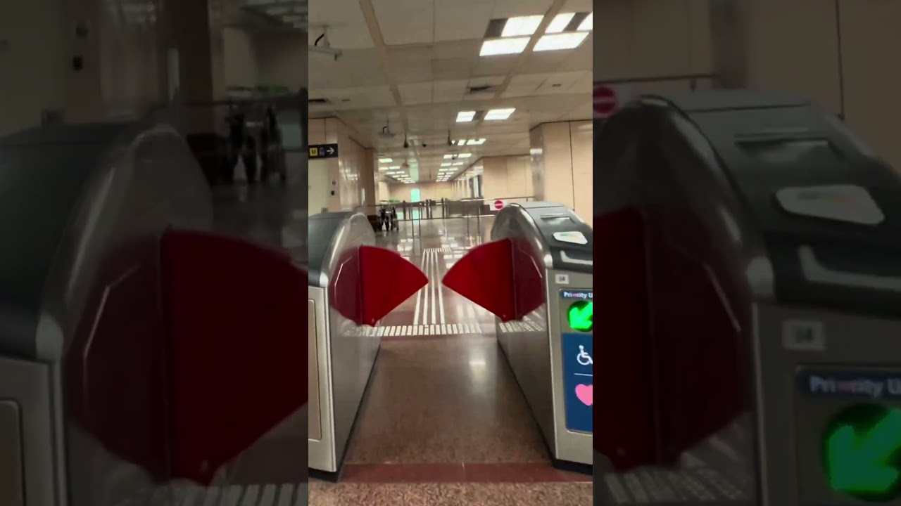 Only One Way out from Raffles Place MRT