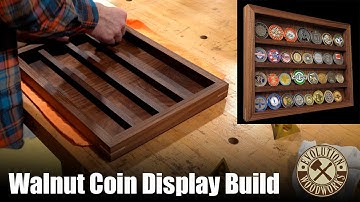 Walnut Challenge Munten Display Plank Bouwen