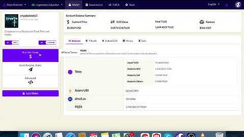 SQRL wallet: How manage your Telos account, Vote for BPs, Stake to REX, $TLOS #TLOS #Telos