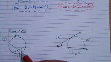 Circles: Secant (Chords) and Tangent Lines