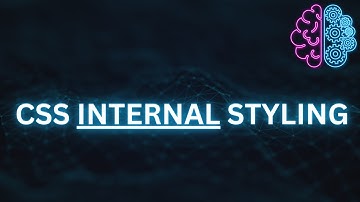 CSS Internal Styling: change background color, change text color, change font size