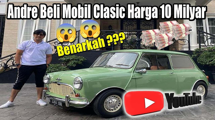 Andre Taulany Beli Mobil Clasic Harga 10 Milyar || Ternyata Segini Gaji Youtubenya || Sultan Cuy !!