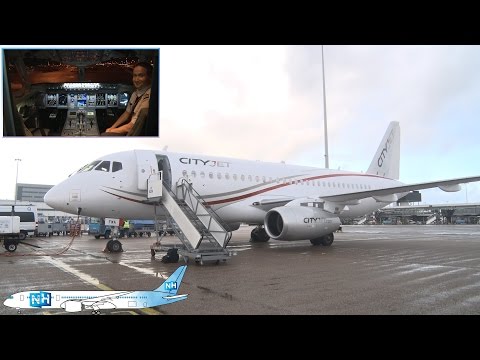 SUKHOI SSJ100 op SCHIPHOL AIRPORT