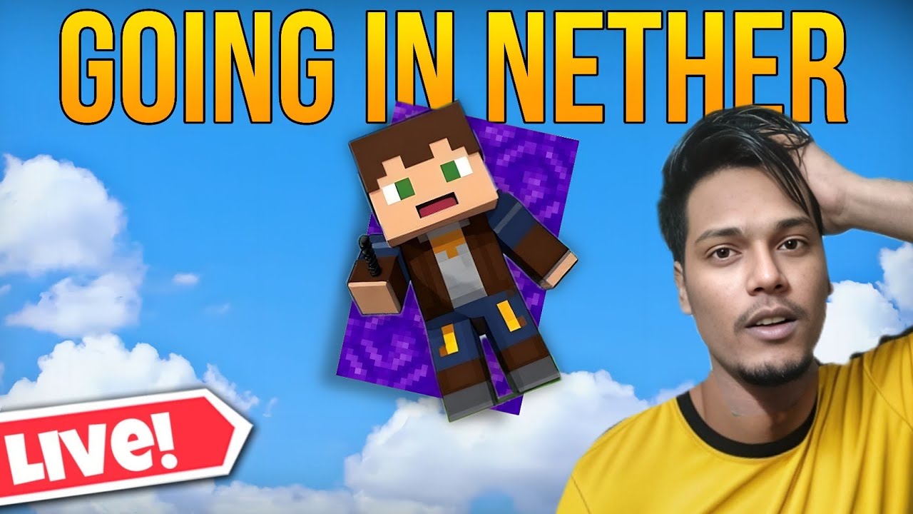 MINECRAFT SKYBLOCK - LIVE - PART 6 ( going neather ) - YouTube