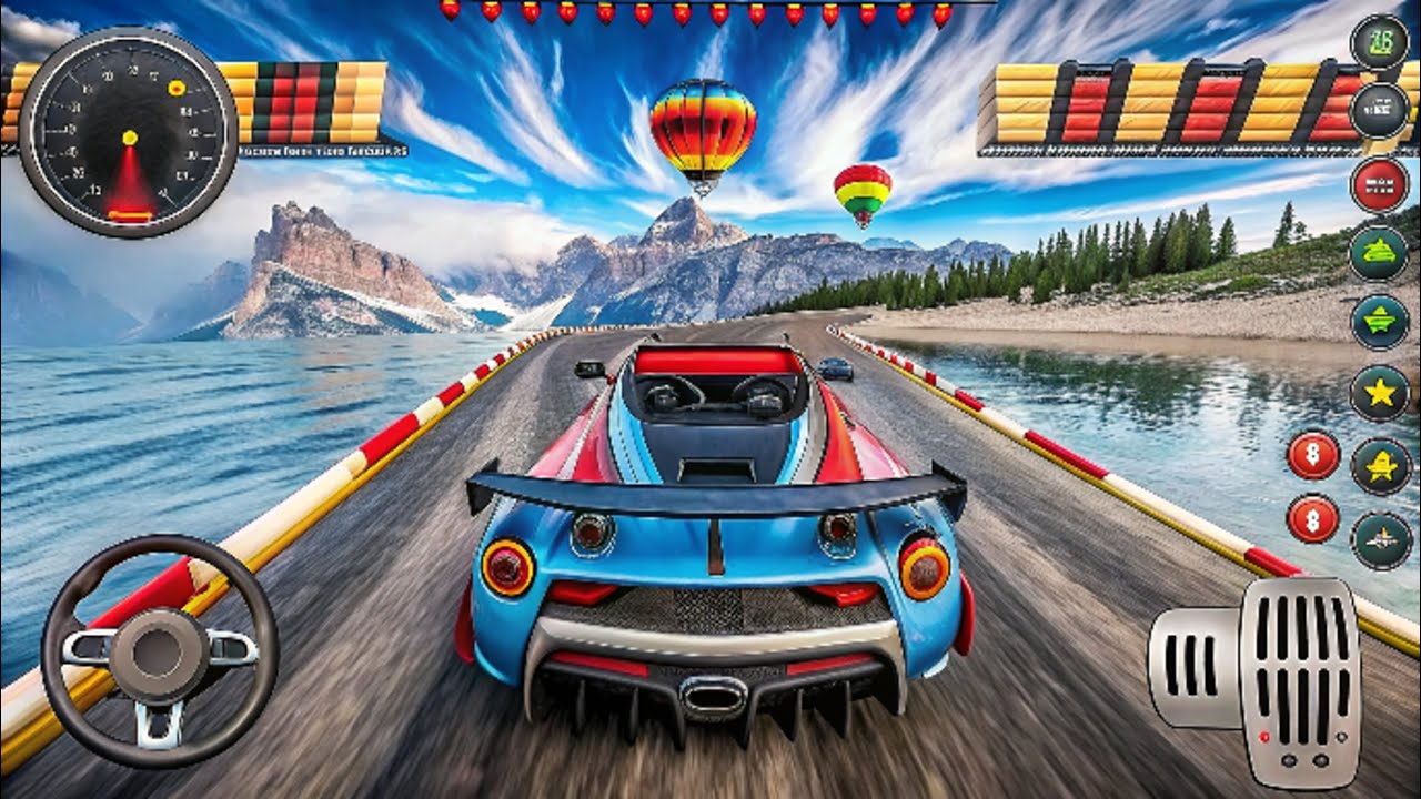 Extreme High Speed GT Car Stunt: Mega Ramp Master Mobil Android GamePlay #2