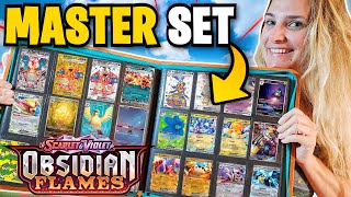 INFINITE CHARIZARDS! Obsidian Flames Master Set Complete!