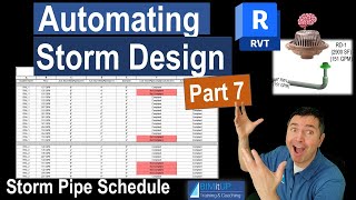 Automating Storm Design in Revit   07 Storm Pipe Schedule by BIMitUP 257 views 6 months ago 6 minutes, 42 seconds