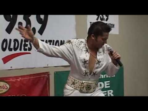 Elvis impersonator Danny Lee performs at the KMXR ...