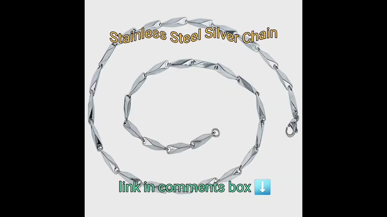 Stainless steel Necklace For Guys | Stainlessteelnecklacechainmen's stainlessteelnecklace 