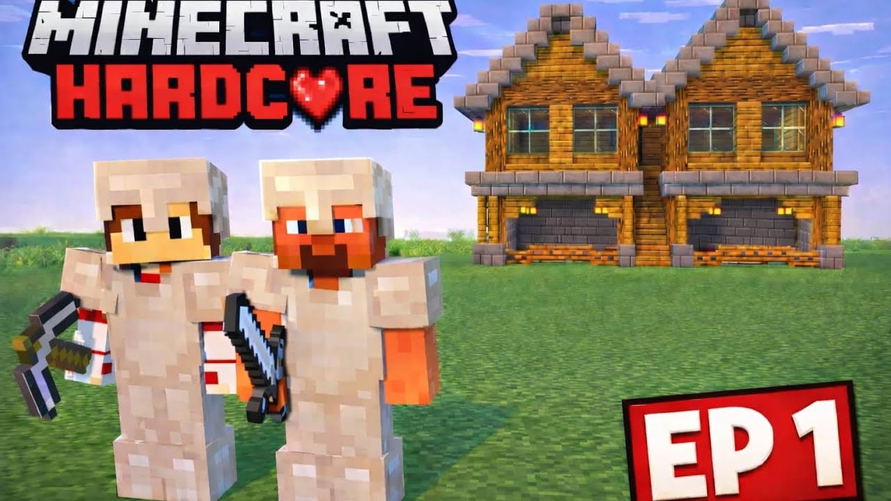 WE BUILT AN INSANE SURVIVAL BASE IN MINECRAFT HARDCORE!🔥 |Minecraft ...