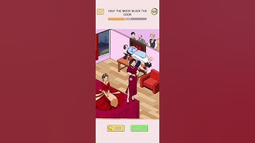 Tricky twist Level 10 Help the bride block the door #trickytwist