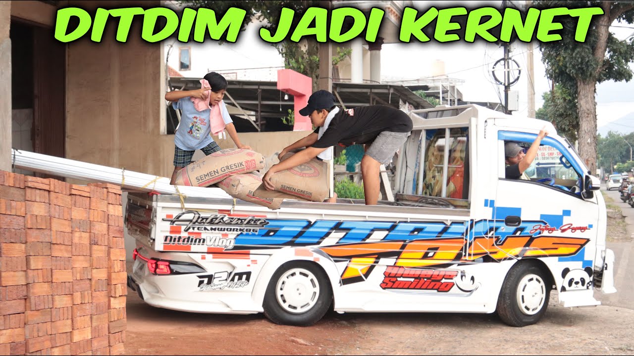SEHARIAN DITDIM JADI KERNET AYAH!! TRAGA DITDIM MUATAN BAHAN MATERIAL