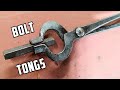 Forging a pair of bolt tongs - A different method (2020)