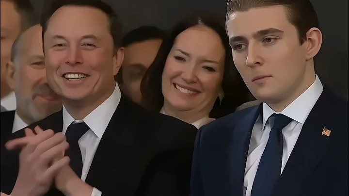 Barron Trump and Elon Musk