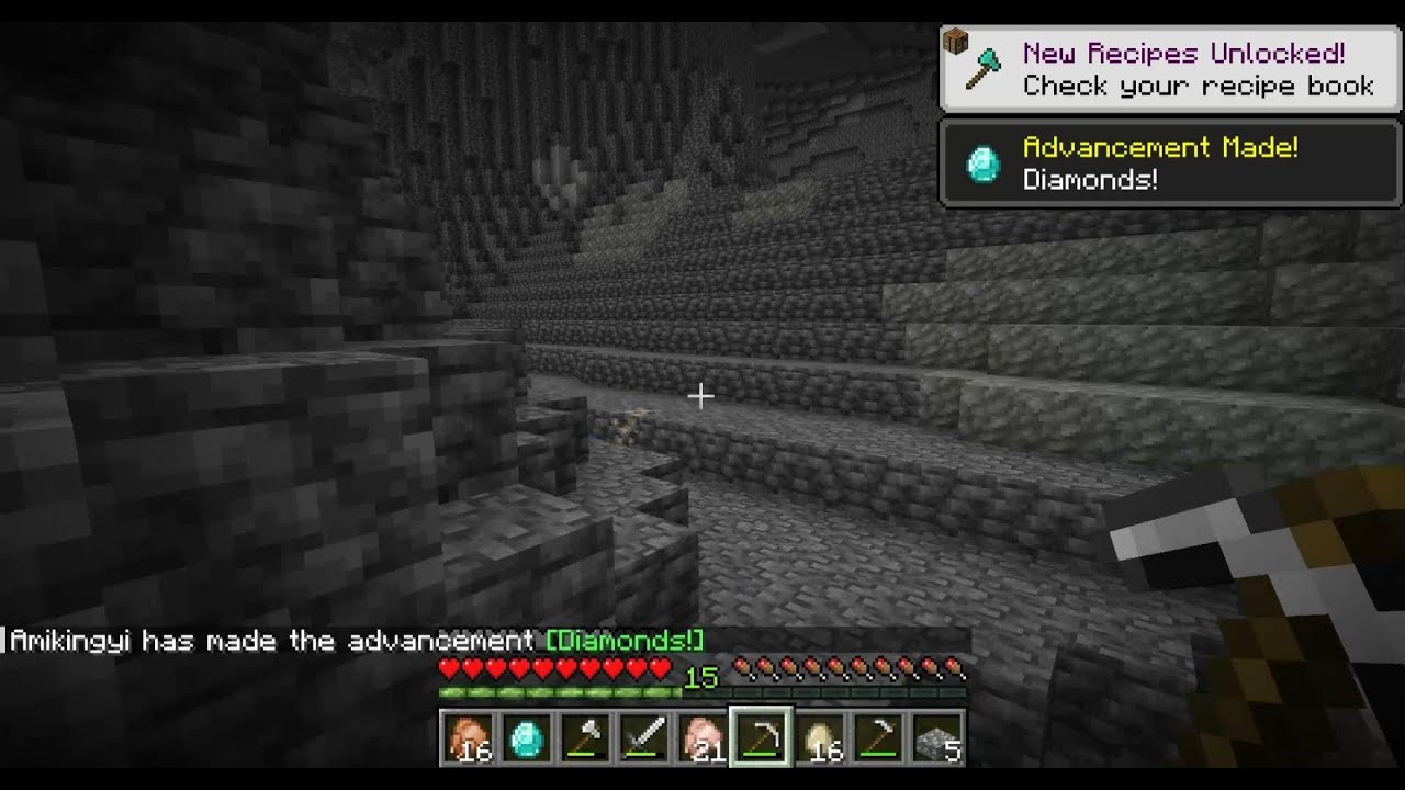 Minecraft survival episode 3 : Diamonds! - YouTube