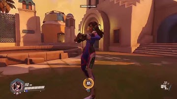 Overwatch d.Va out of mech emote bug