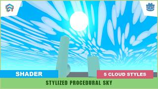 For Godot 4: What every sky shader slider actually does - Stylized Procedural Sky