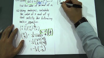 SPM - Form 5 - Modern Maths - Matrices (Paper 2 - 2)