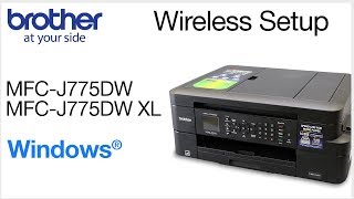 Wireless MFCJ7750DW or MFCJ775DWXL setup - Windows®