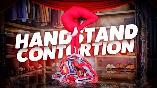 Handstand Contortion. Acrobatic Duo. Flexshow