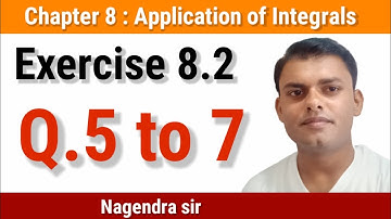 Ex 8.2 q 5 to 7 | Solutions | Class 12 Math Exercise 8.2 Solution |Class 12 Application of Integrals