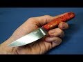 Making a D2 Steel Knife with a Stabilized Wood Handle