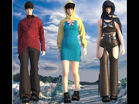 패션버츄얼디자인, fashion design, fashion portfolio, CLO 3d, FASHION VR thumbnail