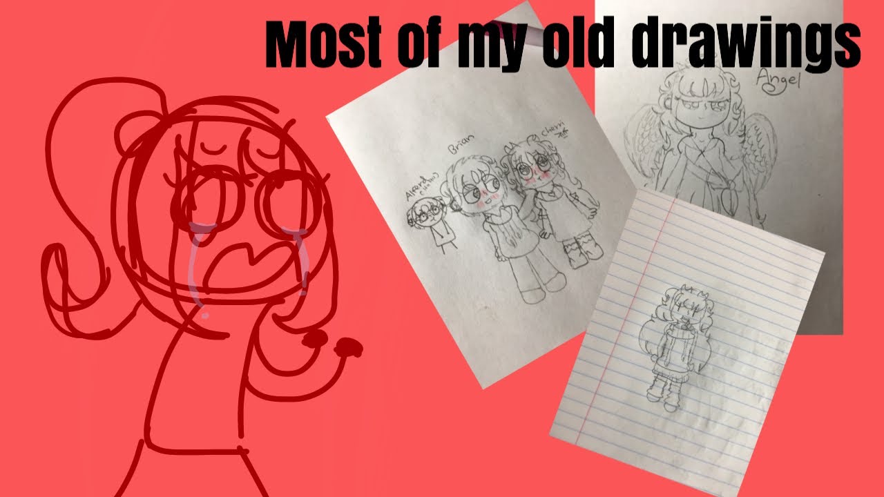 Most of my old drawings (song in the description) - YouTube