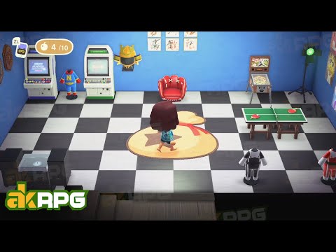 ACNH Playroom (Gaming Room) Design - Best Animal Crossing New Horizons Interior Ideas