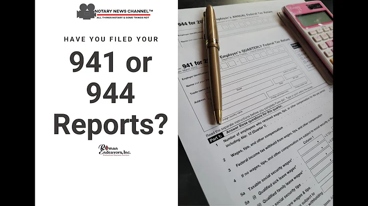 Filing Your Business 941 & 944 Reports