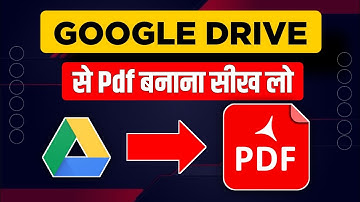 Google Drive Se Pdf Kaise Bnaye || How To Make Pdf Google Drive || pdf file kaise banaye
