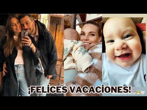 ¡Postura navideña de Aslı Enver con su pequeña hija de 8 meses!