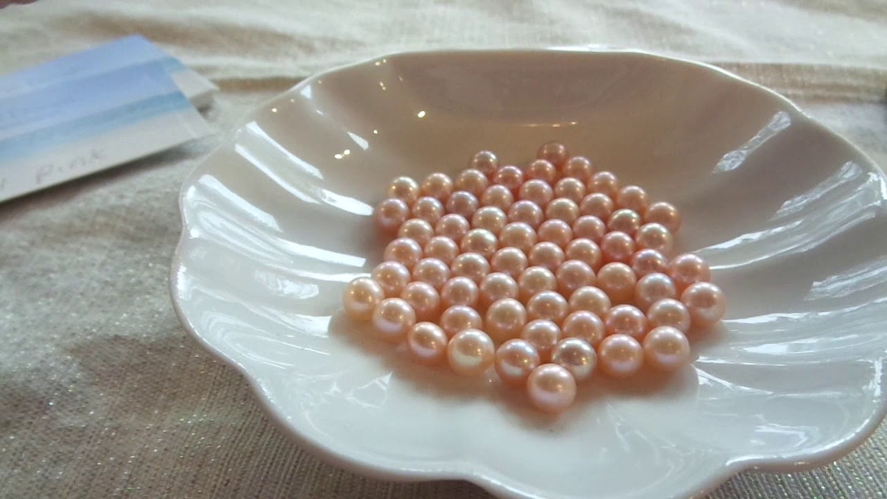 Pink Cultured Freshwater Pearls YouTube