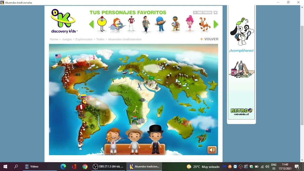 Discovery Kids Juegos: Atuendos Tradicionales