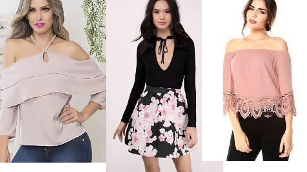 Blusas Bonitas Y De Modabeautiful And Fashionable Blouses Youtube