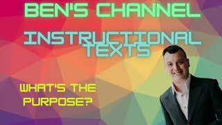 Instructional Texts - Introduction & Purpose
