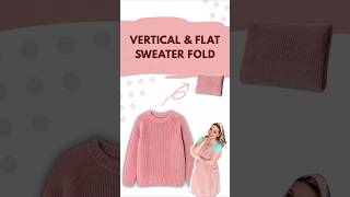 Quick and Easy Cotton Sweater Folding Hack for Travel and Storage
