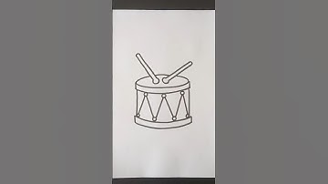 Draw A Drum  #drums #drawing #howtodraw