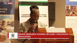 MoPSE Research studies on Early Childhood Education : 7 June 2024