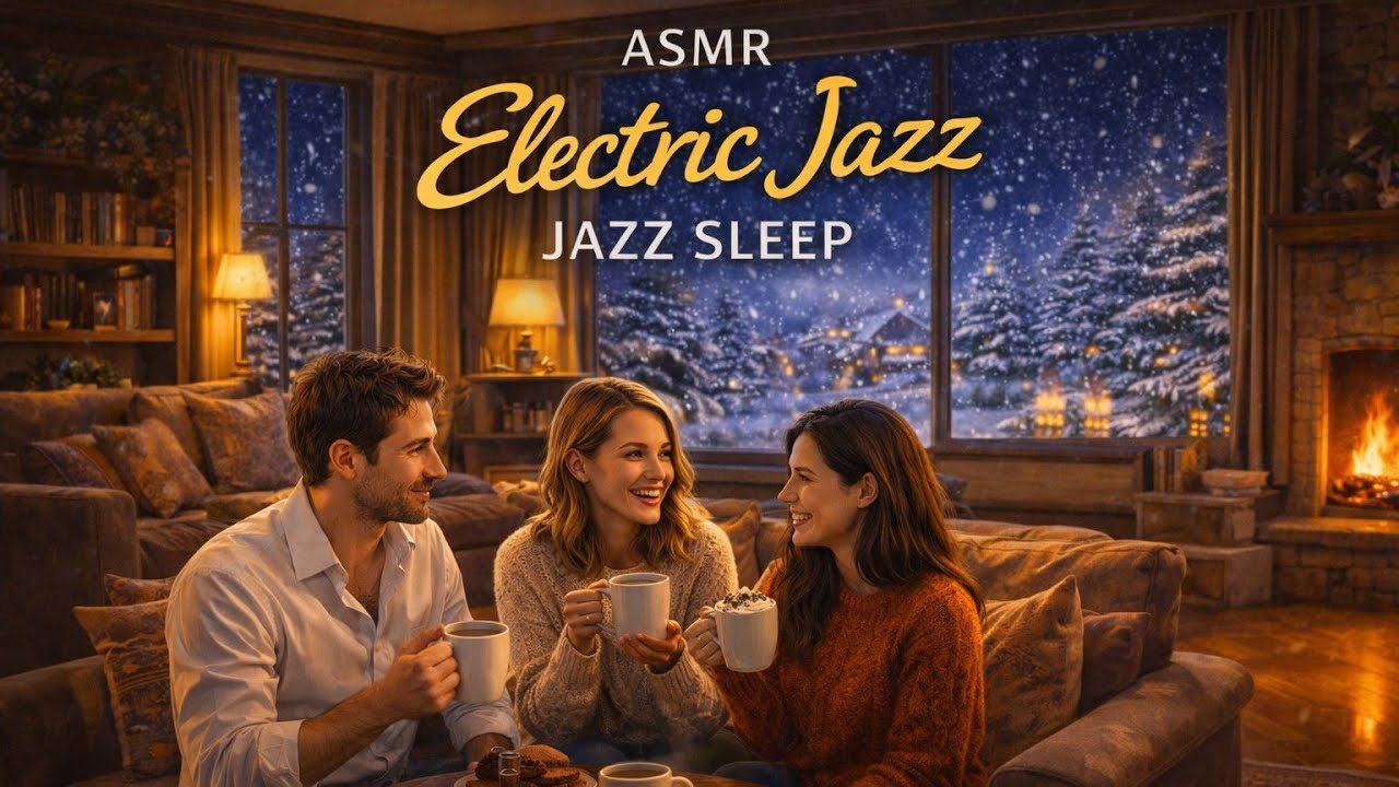 ASMR Electric Jazz Will Instantly Relax You 🎶☕ | Cozy Evenings with Friends