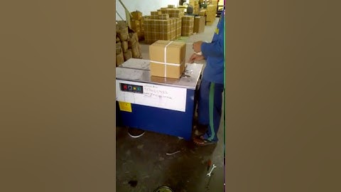 Semi Automatic Box Strapping Machine by La - Tech Engineering, Mumbai