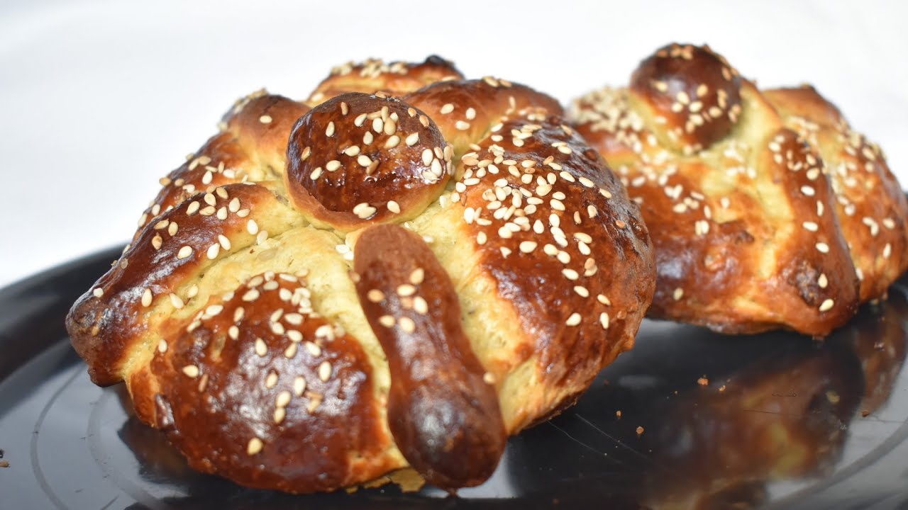 Hojaldras o pan de muerto de nata (Receta) - YouTube