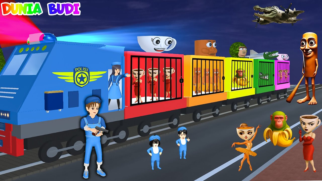 Yuta Mio Buat Penjara Warna-Warni Diatas Kereta Keliling Kota Tangkap Semua Pasukan Anomali Jahat