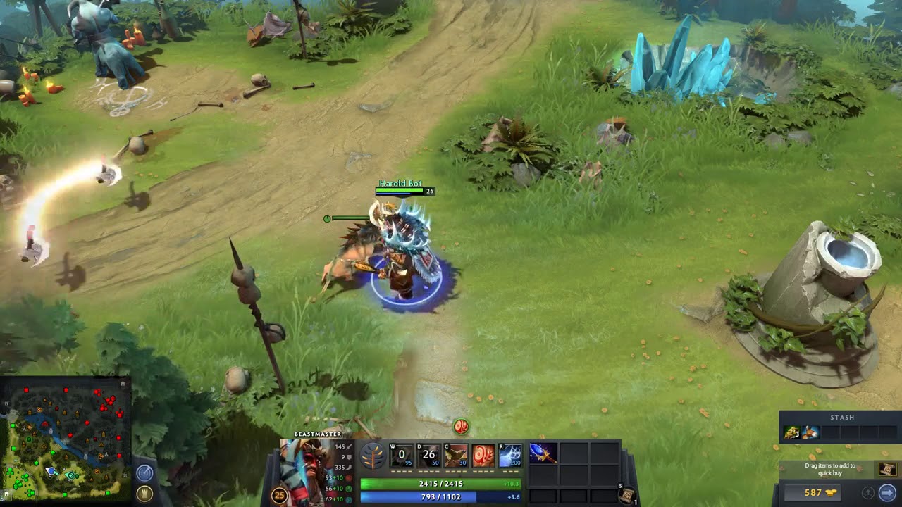 Dota New patch 7.22 Beastmaster Aghanims