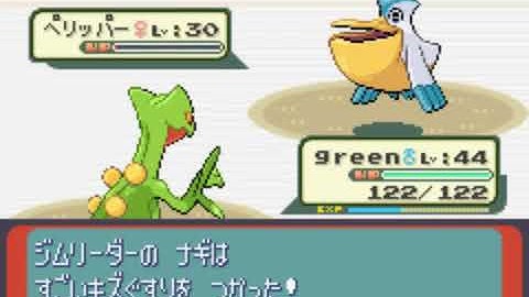 Pokemon Ruby (Japanese) Sceptile Solorun Pt#3
