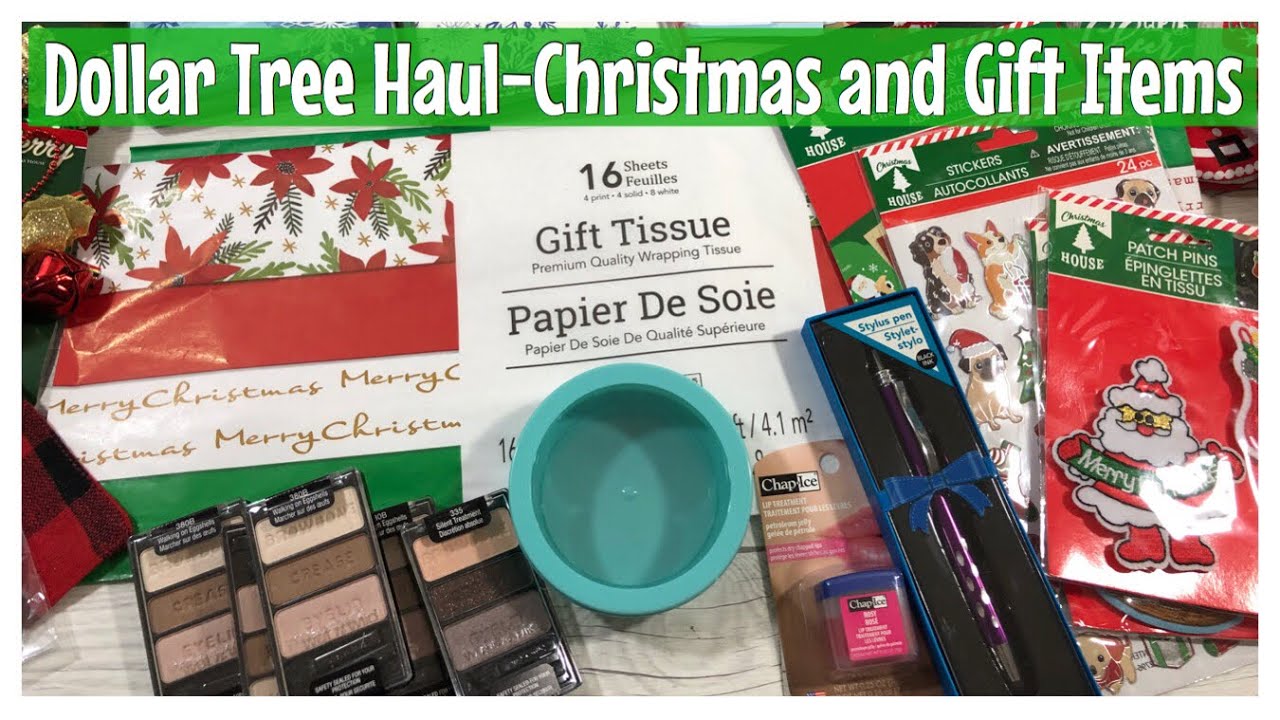 Dollar Tree HaulChristmas and Gift Items YouTube