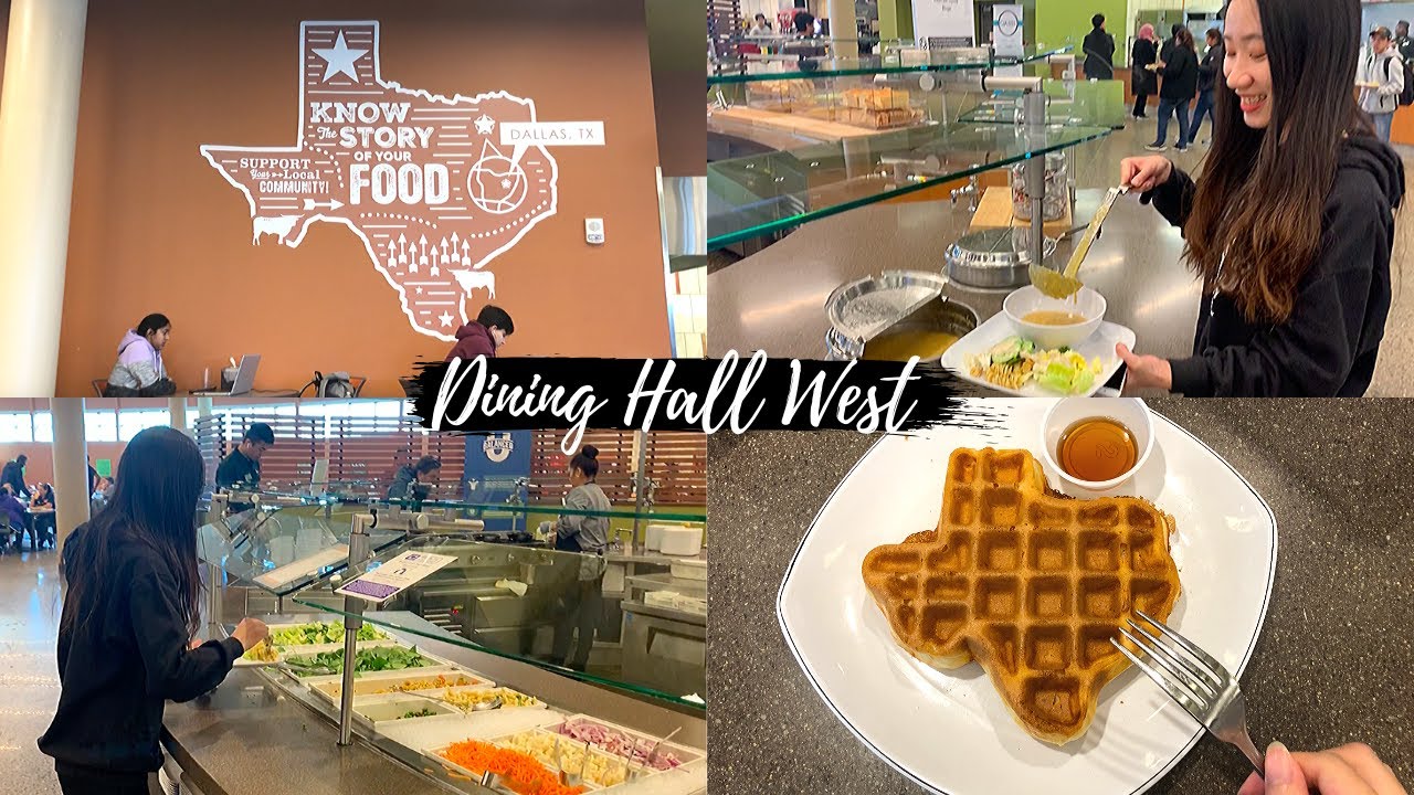 UT Dallas Dining Hall West 美國學生餐廳一探究竟 YouTube