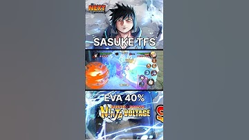 Sasuke TFS EVA 40% 🔥| Gate Crash| #ninjavoltage #nxbnv