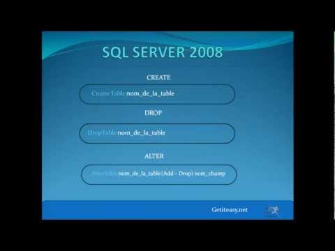 Vidéo: Qu'est-ce qu'une table en SQL ?