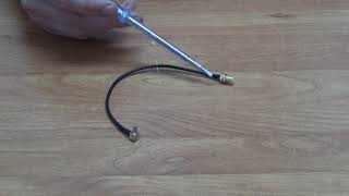 Right Angle Male TS9 to Female SMA Cable